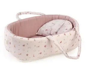 Antonio Juan 92332 Přenosný textilní košík Savanna / s polštářem / pro panenky 42 cm