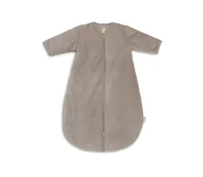 Jollein Rib Milky Coffee 90 cm / Spací pytel / 2v1
