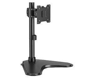 Powerton ERGO BASEO černá / Držák monitoru / 17-49" / VESA 75x75-100x100 / nosnost 20 kg / volně stojící