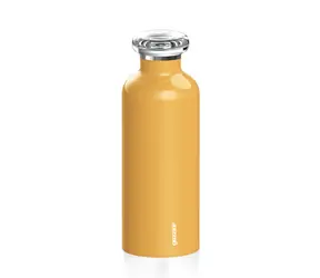 Guzzini Travel Bottle Energy 500 ml žlutá / Termoláhev / nerez / výdrž 12-24 h