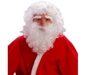 SPARKYS Paruka Santa s plnovousem / Doplněk ke kostýmu / od 3 let
