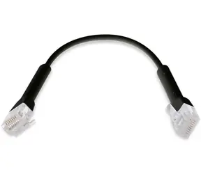 Ubiquiti U-Cable-Patch-RJ45-BK-50 černá / Patch kabel / Cat6 / 0,22 m / 50 ks