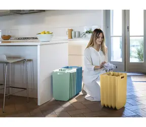 Guzzini Eco Packly bílá / Koš na tříděný odpad / skládací / 25 l / recyklovaný plast