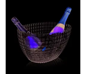 Guzzini Tiffany Chiller Bucket průsvitná bílá / Chladicí nádoba / akryl / 28 x 17,5 x 19 cm