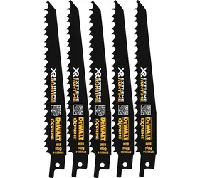 DeWalt DT99554 / Sada pilových plátků na dřevo / Délka 152 mm / Rozteč zubů 6 mm, 4,2 mm / 5 ks