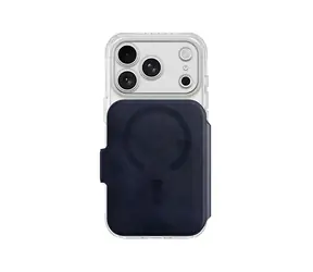 AmazingThing Titan Pro Lens Flip Set tmavě modrá / Flipové pouzdro s peněženkou / MagSafe / iPhone 18 Pro Max