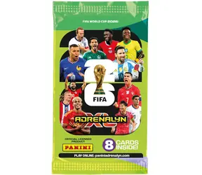 FIFA Club World Cup 2026 Adrenalyn / Sběratelské karty / Booster balíček / 8 karet
