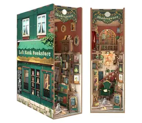 TONECHEER Stavebnice Left Bank Bookstore / 3D puzzle