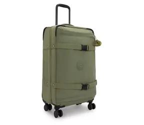 Kipling SPONTANEOUS M Almost Sage / Kufr / Recyklovaný polyester / TSA zámek / Kolečka 360°