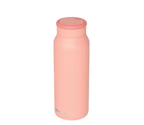 Quokka Echo růžová / Nerezová termoláhev s poutkem / 690 ml