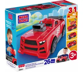 MEGA BLOKS Stavebnice Závodní auto 3 v 1 / 26 dílků / od 3 let