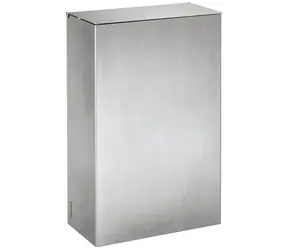 Rossignol Axos 51363 matná nerez / Nástěnný koš s víkem / 10 L