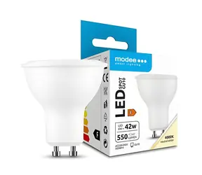 Modee Spot GU10 / LED žárovka / 6W náhrada 42W / studená bílá 4000K / 550 lm
