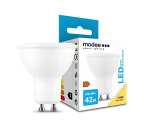 Modee LED žárovka Spot GU10 6W / Žárovka / náhrada za 42W / teplá bílá 2700K / 550 lm
