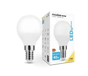Modee LED žárovka Mini Globe E14 4,9W / Žárovka / náhrada za 40W / teplá bílá 2700K / 470 lm