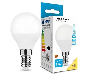 Modee E14 7W Mini Globe teplá 2700K / Žárovka / 700 lm / náhrada za 54W / 25000h