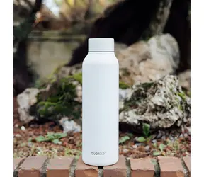 Quokka Nerezová termoláhev Solid bílá / 850 ml / nerezová ocel / dvouplášťová