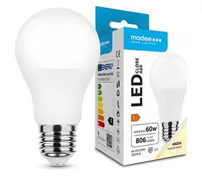 Modee A60 / LED žárovka / E27 / 8,5W náhrada 60W / 806 lm / studená bílá 4000K
