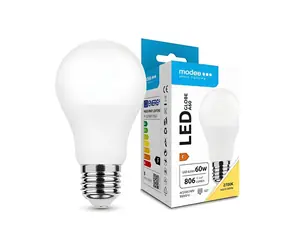 Modee A60 / LED žárovka / E27 / 8,5W náhrada 60W / 806 lm / teplá bílá 2700K