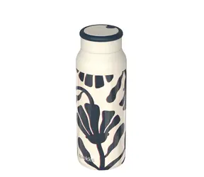 Quokka Echo abstract / Nerezová termoláhev s poutkem / 690 ml