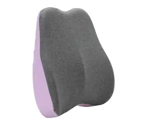 Powerton ERGO PASTEL EDITION fialová / Bederní opěrka / paměťová pěna / omyvatelný potah