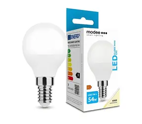 Modee Mini Globe E14 7W / Žárovka / náhrada za 54W / studená bílá 4000K / 700 lm