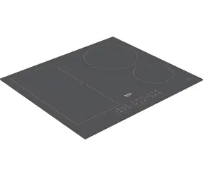 Beko HII64200FMTZG šedá / Indukční varná deska / 4 plotny / dotykové ovládání / 60 cm / 7200 W