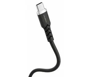 Powerton ENERGY DARK EDITION černá / USB kabel / USB-C - USB-C / silikonový / 1 m / PD 60W