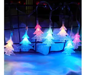 X-Site SP-ST05RGB / LED řetěz stromeček / 50 LED / 5 m / solární napájení / vícebarevný