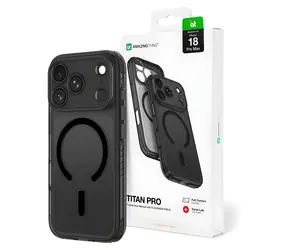 AmazingThing Titan Pro Lens černá / Kryt / Apple iPhone 18 Pro Max / MagSafe / ochrana objektivu
