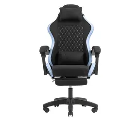 Mars Gaming MGC-X černo-modrá / Herní židle / kovová konstrukce / látkový potah / nosnost 120 kg