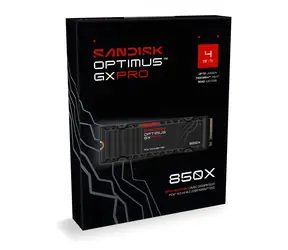 SanDisk Optimus GX PRO 850X 4TB / Interní SSD / M.2 / NVMe / S chladičem
