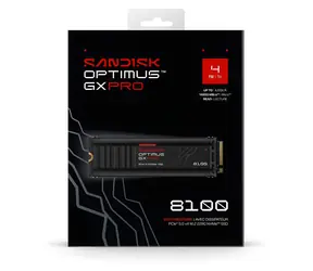 SanDisk Optimus GX PRO 8100 s chladičem 4 TB / Interní SSD / M.2 NVMe