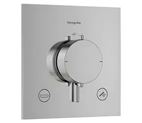 Hansgrohe Termostatická baterie pod omítku chrom / Termostatická baterie / pro 2 spotřebiče