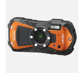 Ricoh WG-80 oranžová / Vysoce odolný fotoaparát / 5x zoom / 2,7" LCD