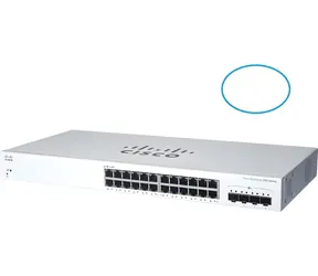 Cisco CBS220-24P-4X-EU / Switch / 24x RJ-45 1000 PoE+ / 4x SFP+ 10G / Smart / Do racku