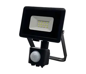 Okko E011EIS / Reflektor LED se senzorem pohybu / 10W / 800lm / IP65 / 4000K / černá