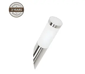 Domoletti DH021 nerezová / Venkovní nástěnné svítidlo / E27 / IP44 / 23W
