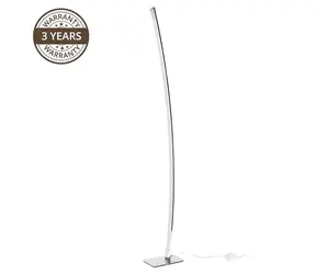 Domoletti ML9944-1 chrom / Stojací lampa / LED 24W / 133 cm
