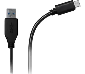 Azuri USB-C kabel černý / Kabel / USB-C - USB-C / 2 m