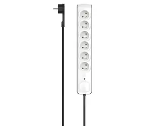 Hama Premium prodlužovací přívod 6 zásuvek / Prodlužovací přívod / přepěťová ochrana / vypínač / 3 m