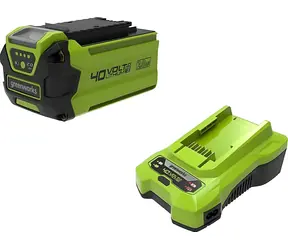 Greenworks GSK40B4 / Sada nabíječka a akumulátor / 40V / 2 A / 4 Ah