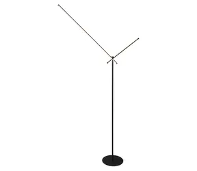 Domoletti Tanger černá / Stojací LED lampa / 170 cm / 1200 lm / 3000K