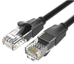 Vention UTP Cat.6 RJ45 Ethernet kabel 5m černá / Patch kabel / Cat 6 UTP / RJ45