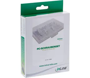 InLine Sada šroubů pro PC skříně 94 dílů / Sada šroubů / kov, plast