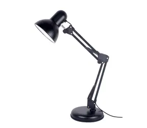 OKKO Arizona černá / Stolní lampa / E27 / bez zdroje světla / s vypínačem / IP20