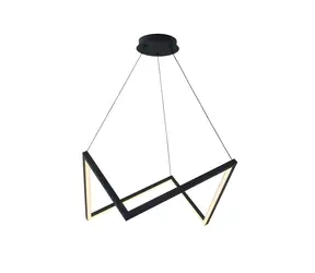 Domoletti Závěsné LED svítidlo černá / Závěsné svítidlo / 40W / 2400lm / 4000K / IP20