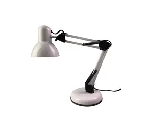 OKKO Arizona bílá / Stolní lampa / E27 / bez zdroje světla / s vypínačem / IP20