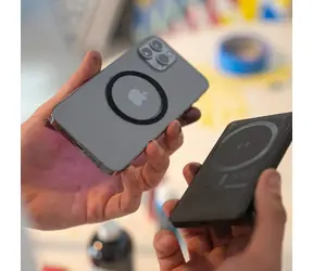 ZAGG Mophie Snap černá / Magnetický adaptér / 2 ks / MagSafe / Qi