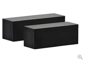 Evolis Plastová karta matná černá 150x50 mm / Plastová karta / PVC / bez magnetického proužku / 0,5 mm / 5x100 ks